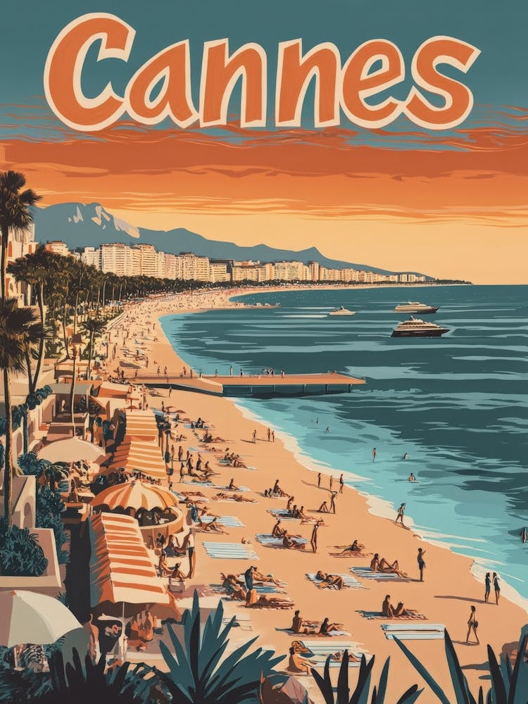 Aihrgdesign A Mid Century Modern Travel Poster For Cannes Sho F2c4a5d3 2813 4017 838a 45286c9fa379 0