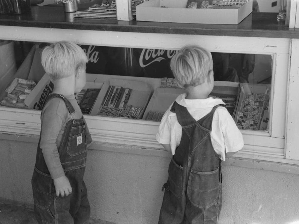 Untitled Photo, Possibly Related To Little Boys Deciding What Kind Of Candy They Want To Buy, Caldwell, Idaho By Russe