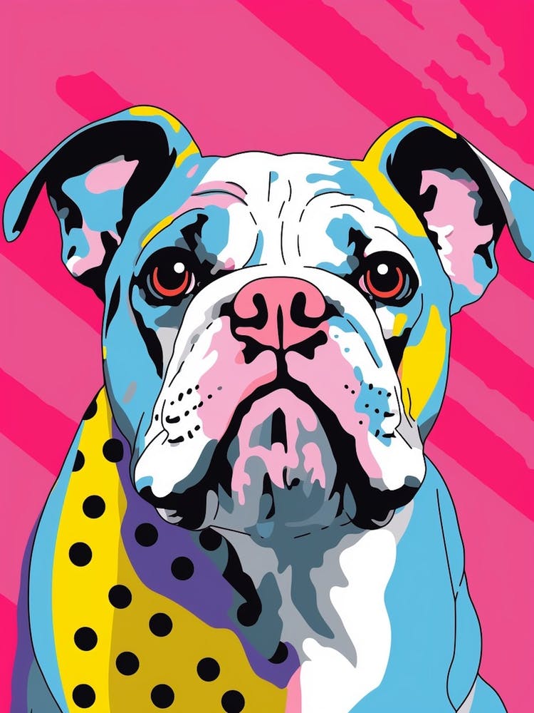 Pop Art Bulldog