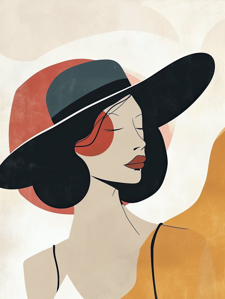 Femme au Chapeau, Minimalisme