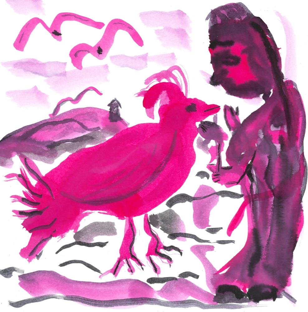 The Monk, The Rose and the Bird