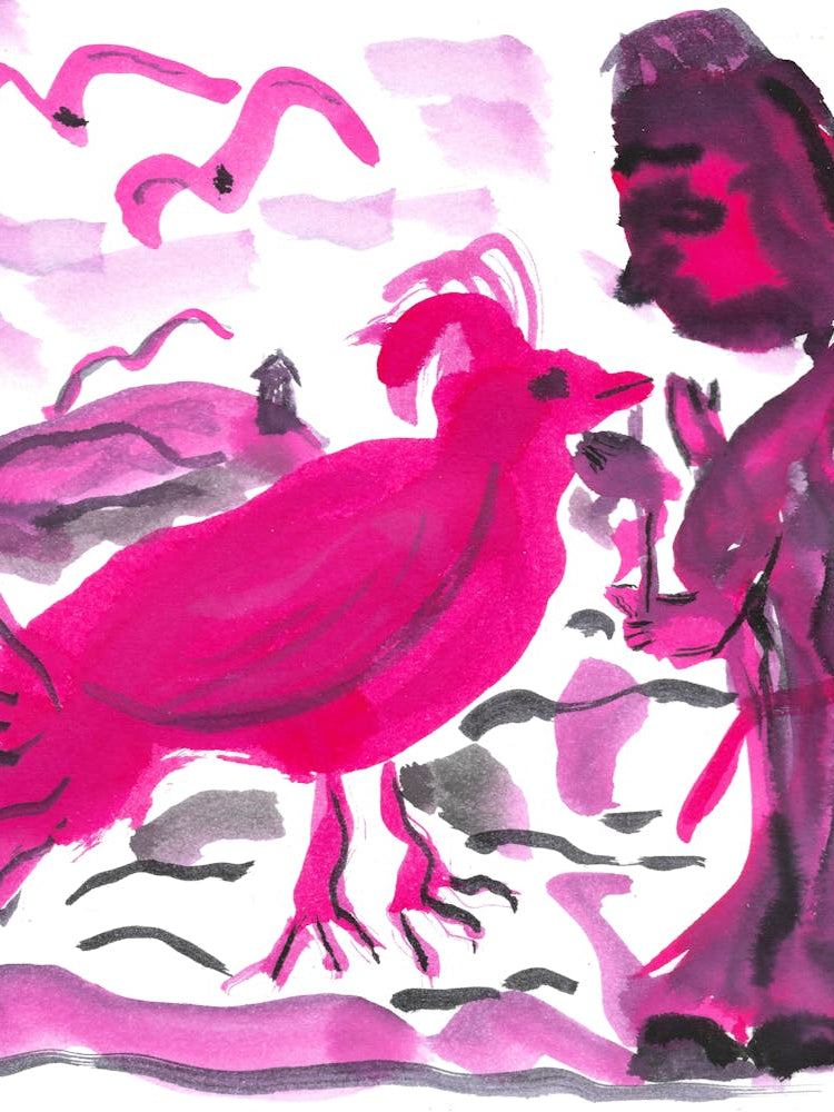 The Monk, The Rose and the Bird