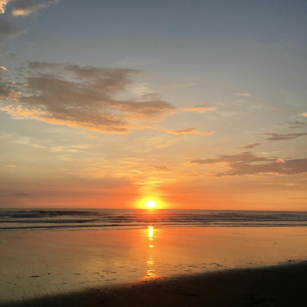 Sonnenuntergang in Guanacaste, Costa Rica - Quadratisch