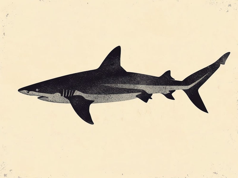 Grey Shark Silhouette 2