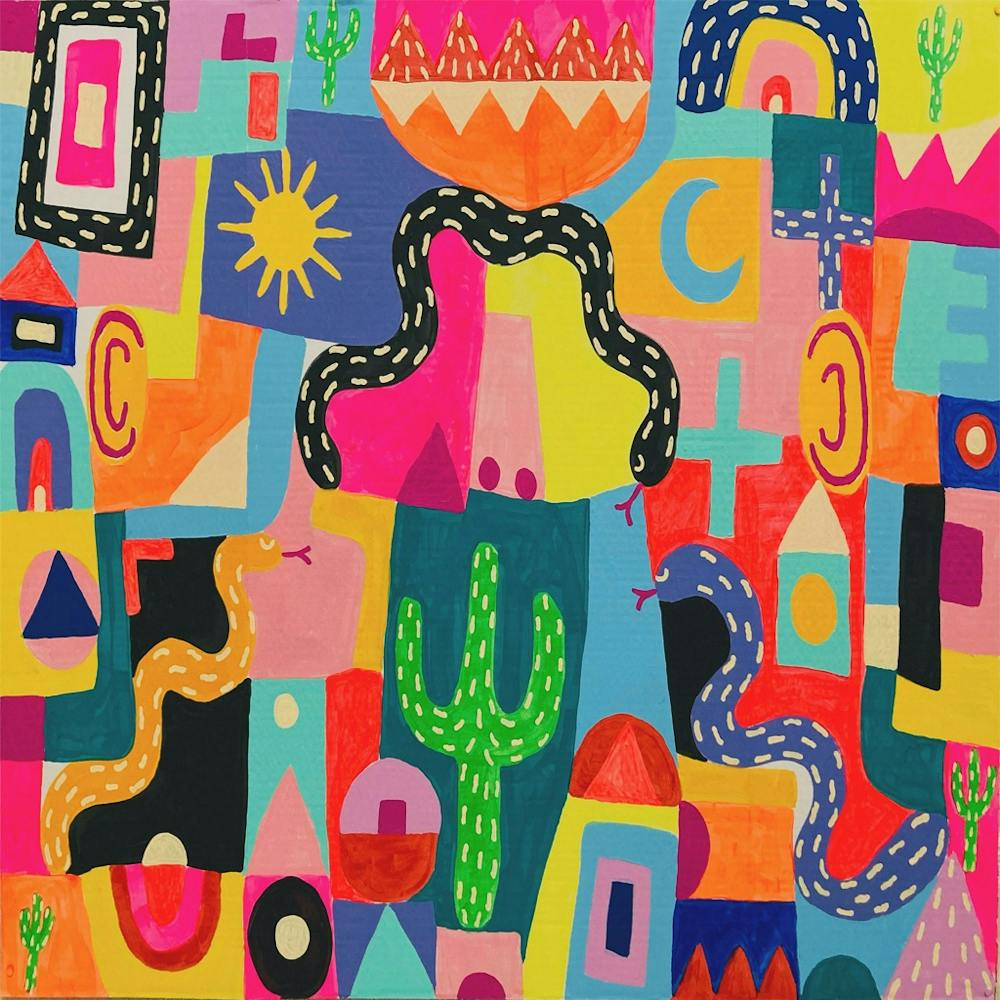 Abstract colorful shapes 3