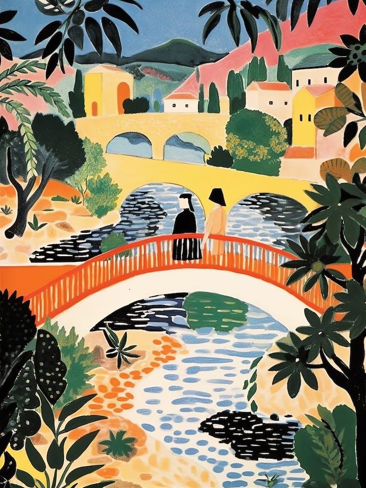 Nescio Bridge, Netherlands Colourful 1