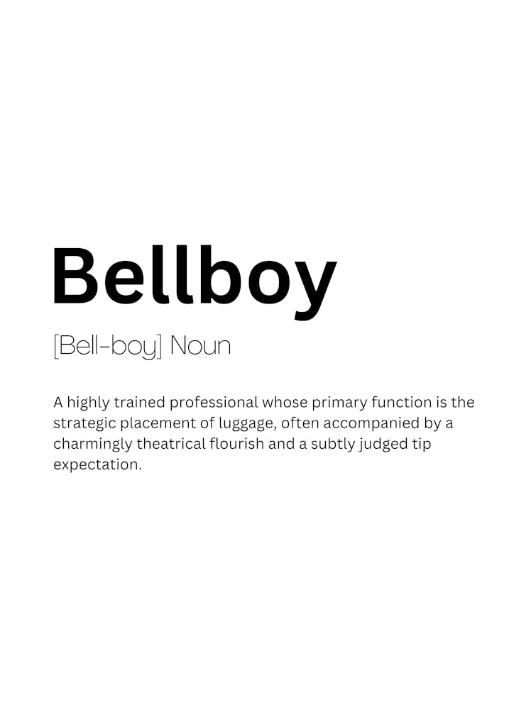 Bellboy Definition Meaning
