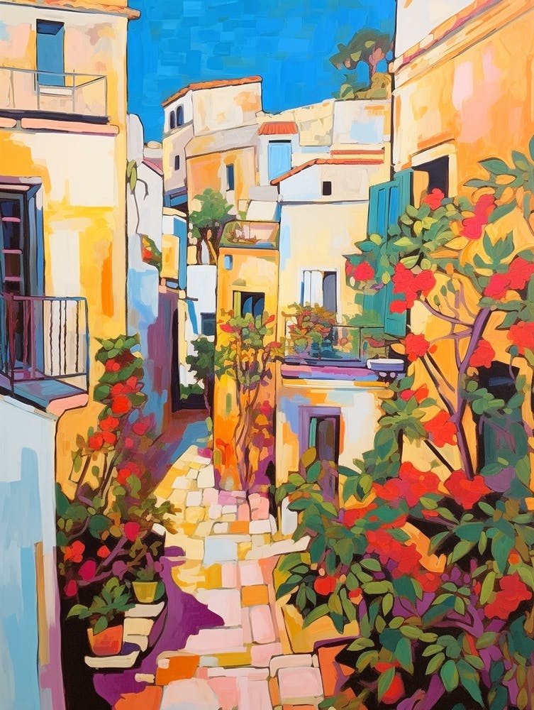 Syracuse Italy 2 Fauvist Painting