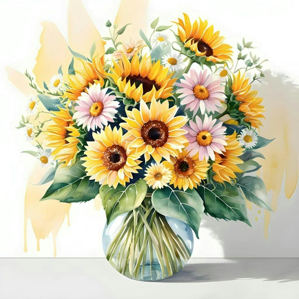 Sunflowers In A Vase