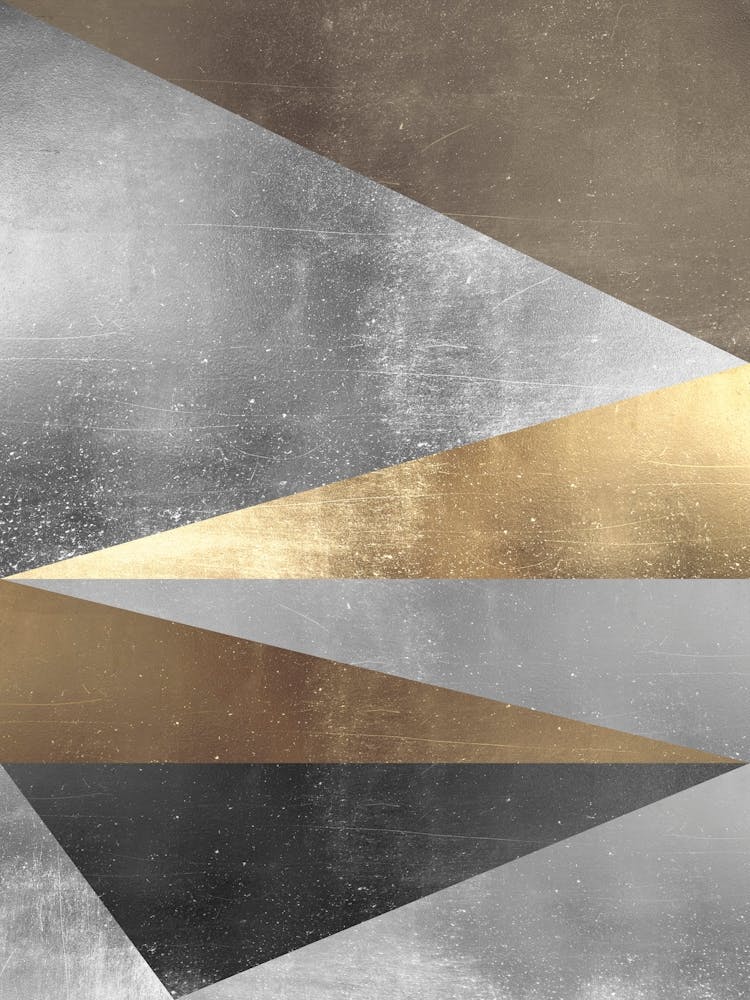 Gold and metal geometry 3