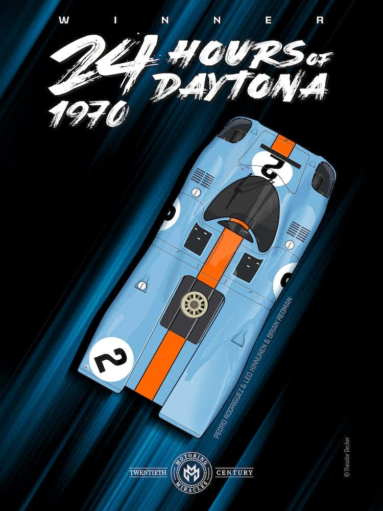 24h Of Daytona 1970, 917, Rodriguez, Kinnunen, Redman