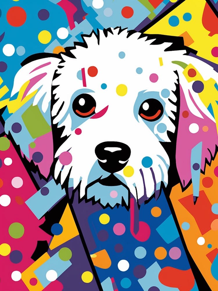 Cartoon Pop Art Maltese 1