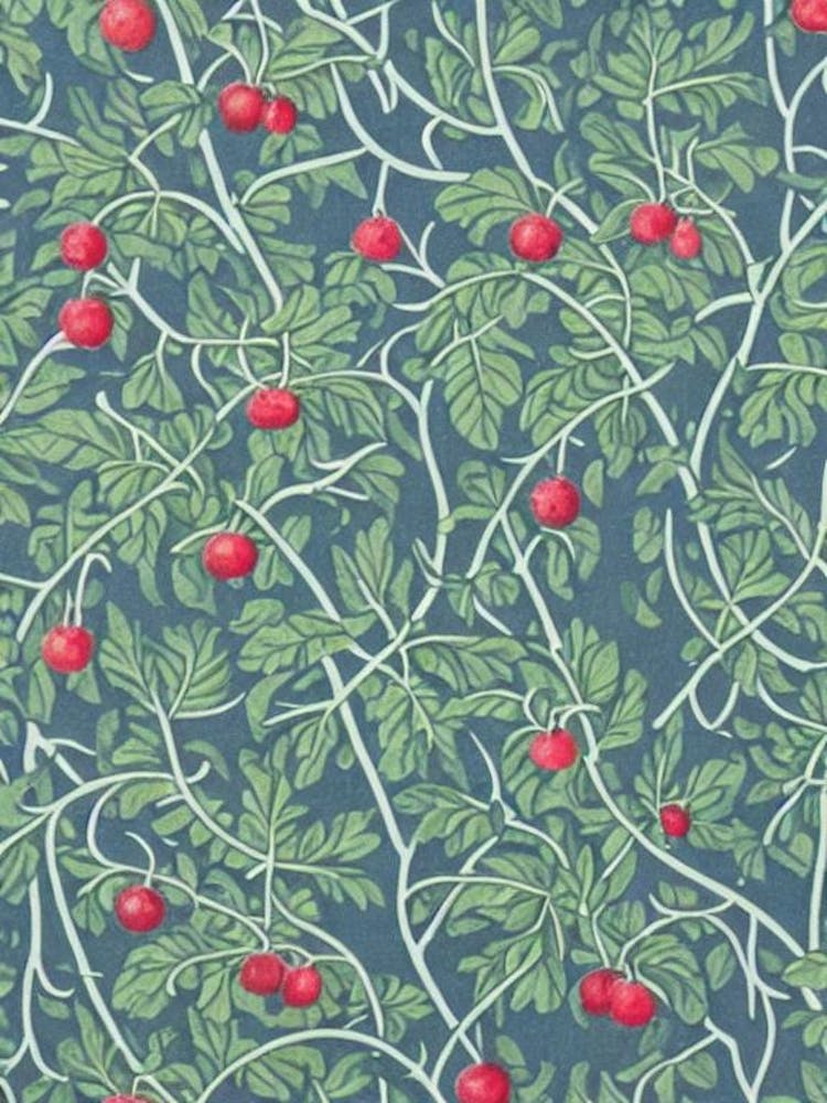 Cranberry 2 Vintage Botanische Frucht