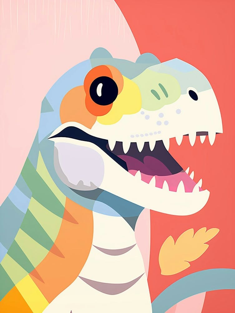 Colourful Dinosaur Majungasaurus 2