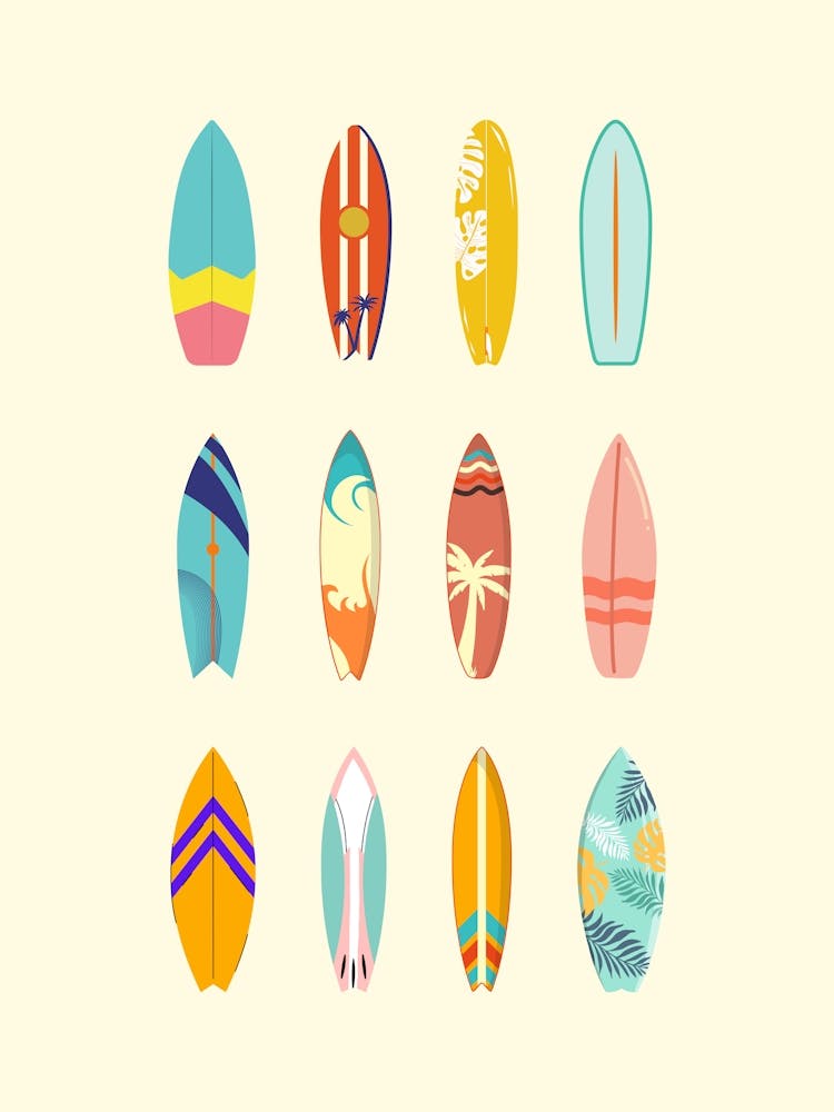 Surfboards Minimalist Surfer