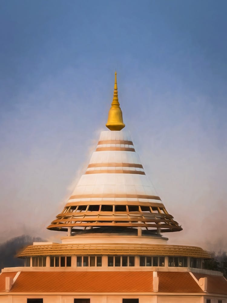 Temple bouddhiste Kanchanaburi Thailand