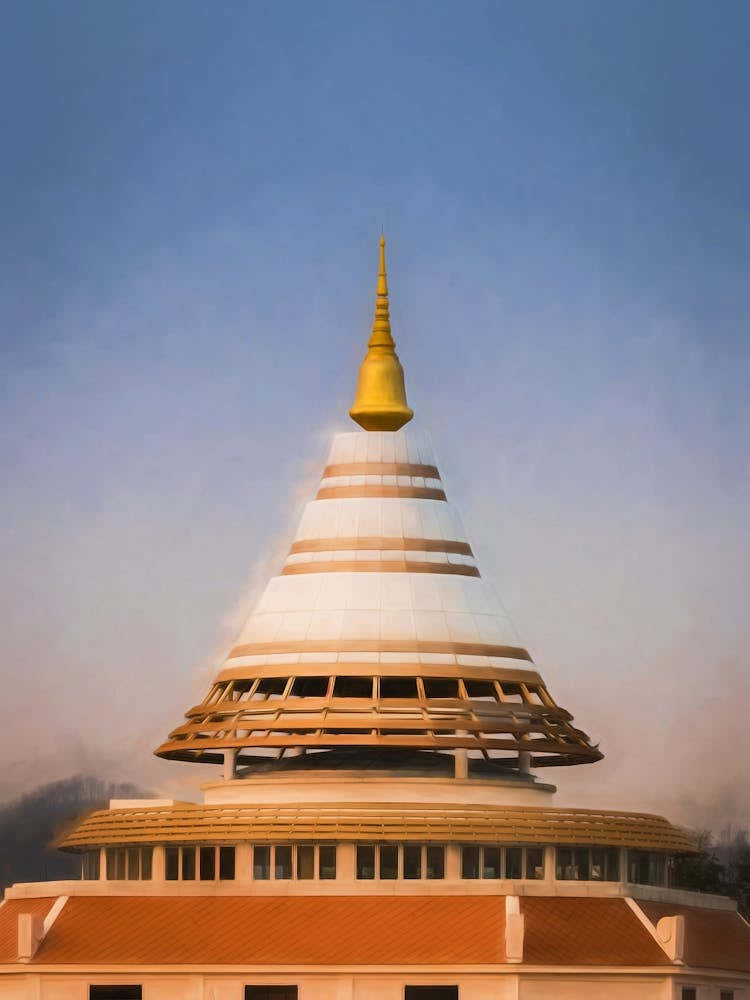 Buddhist Temple Kanchanaburi Thailand