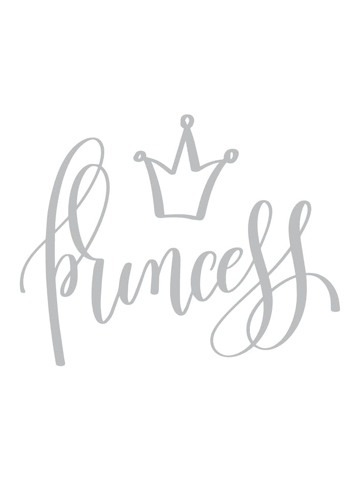 Princess Grey Print