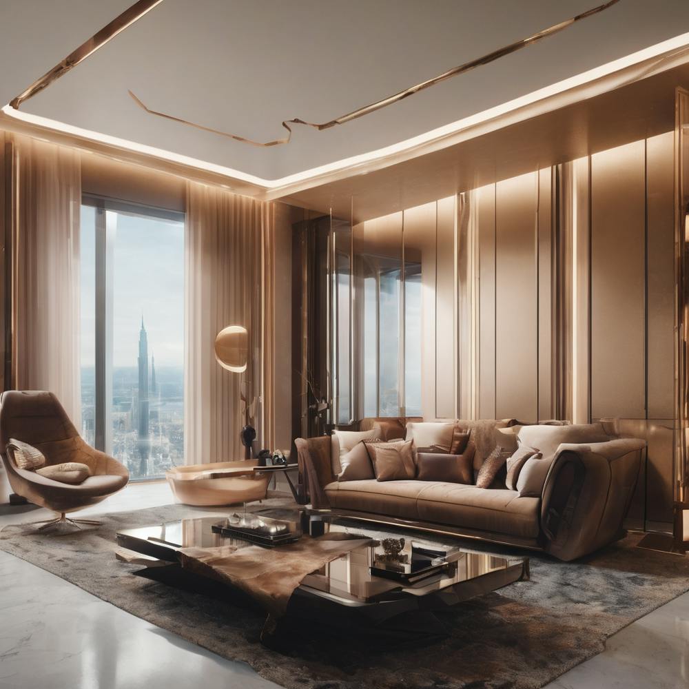 Futuristic interior design 2