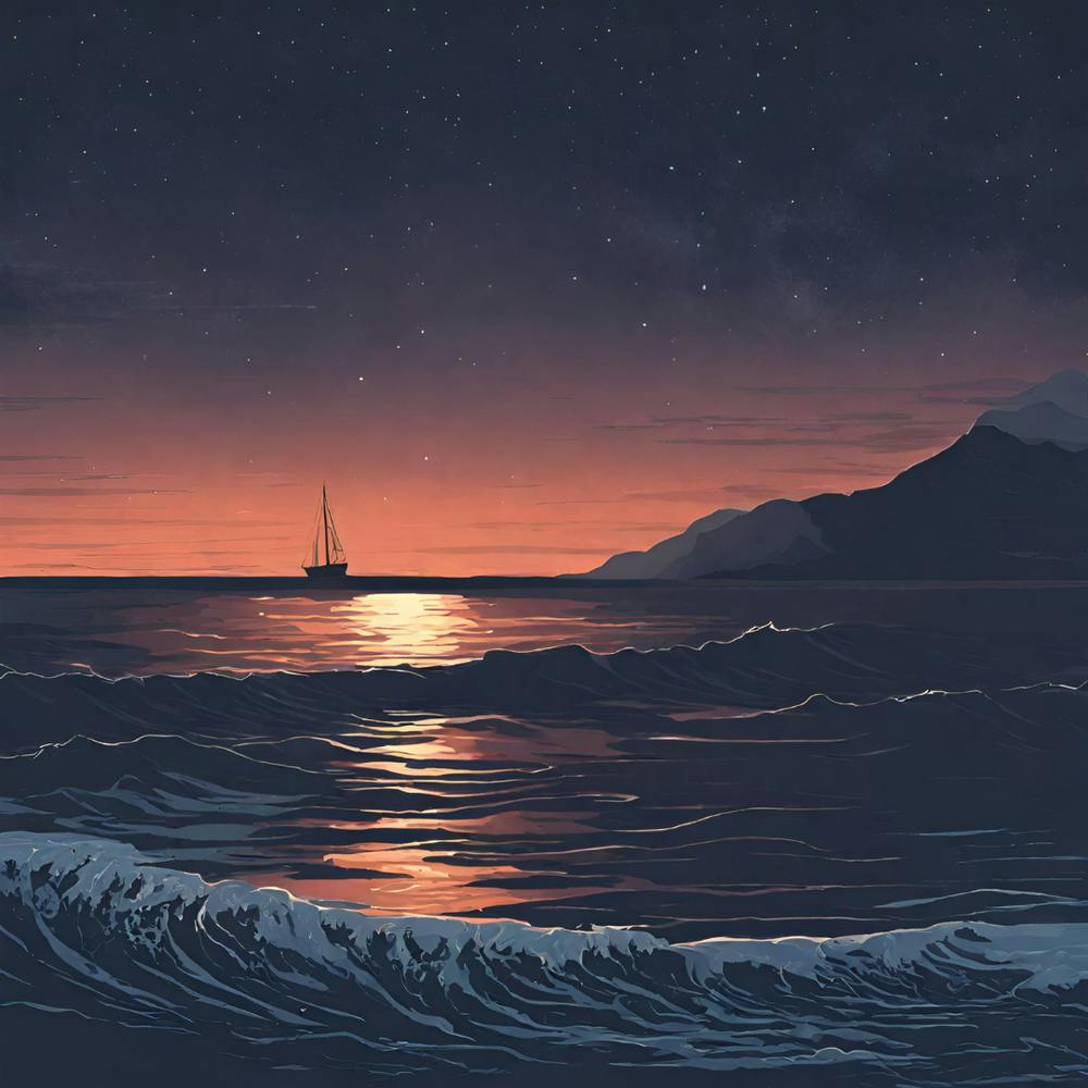 Sunset In The Ocean