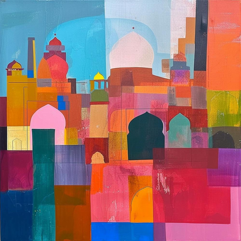 Abstract Travel Collection Delhi India 1