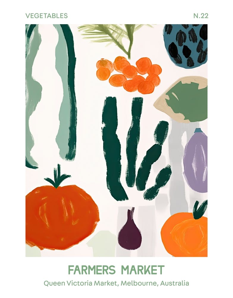 Bitter Melon Vegetables Farmers Market 1 Queen Victoria Market, Melbourne, Australia