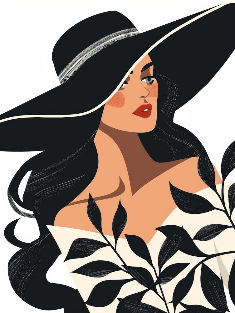Woman In A Hat 88