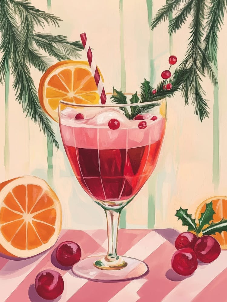 Christmas Red Cocktail