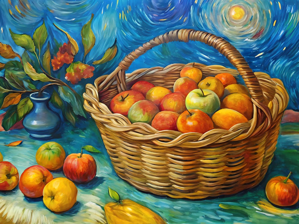 van gogh Basket Of Apples