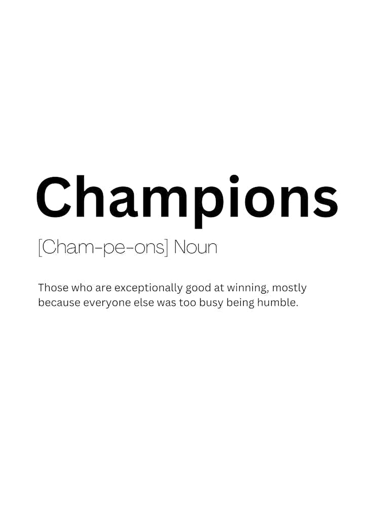 Champions Definition Meaning 1