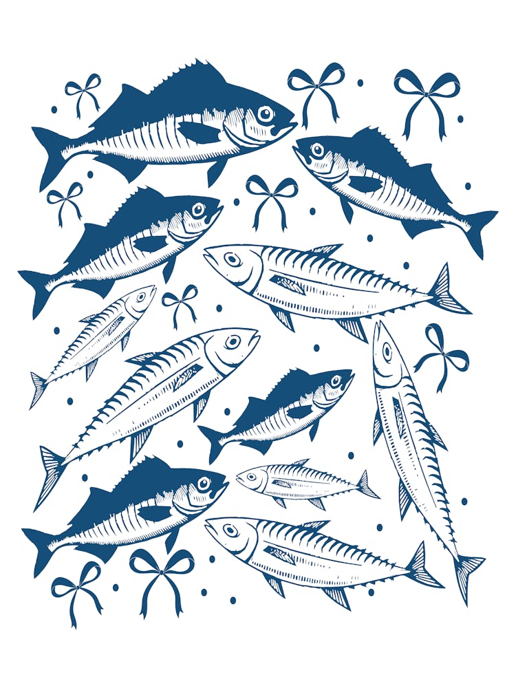 Sardines Retro Summer