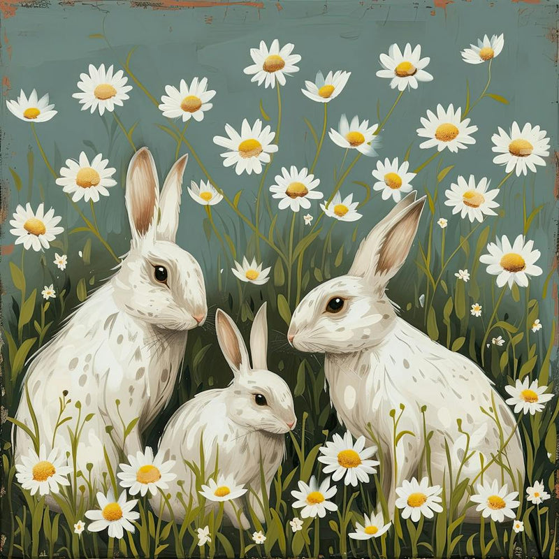 Bunnies Fairycore Painting 7