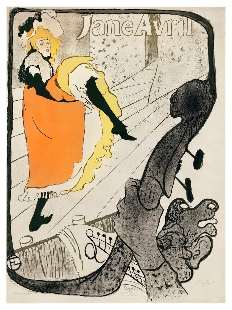 Jane Avril (1893) 1, Henri de Toulouse-Lautrec