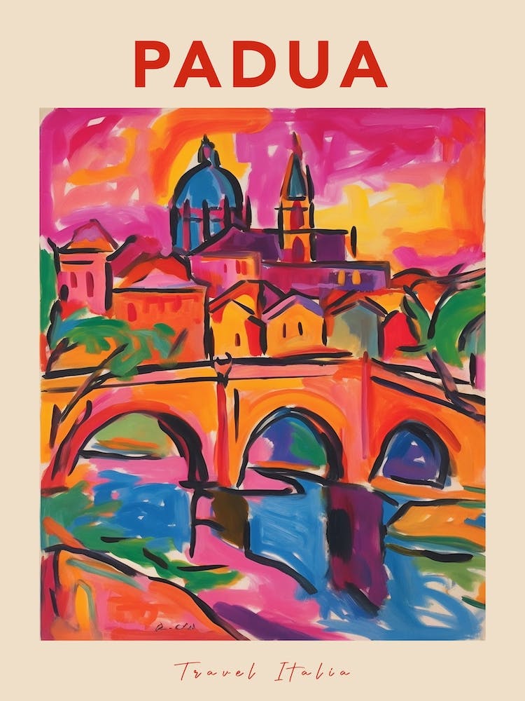 Padua 2 Italia Travel Poster