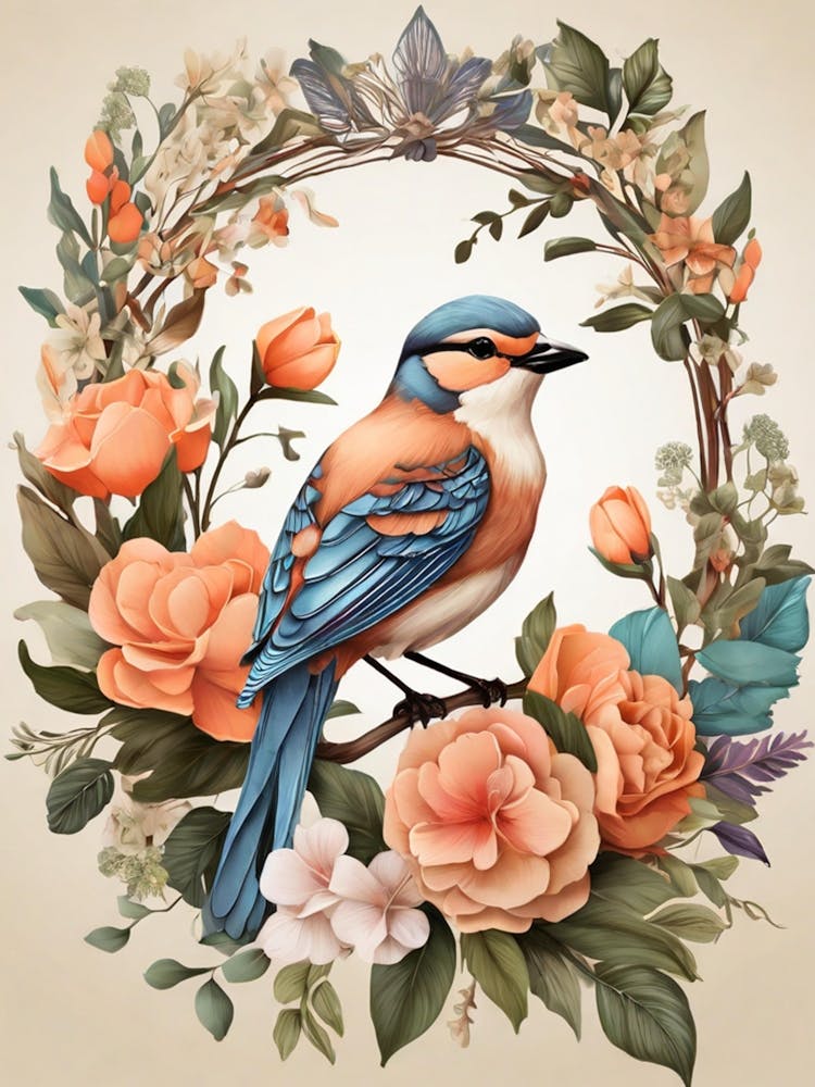 Bird In A Wreath 13