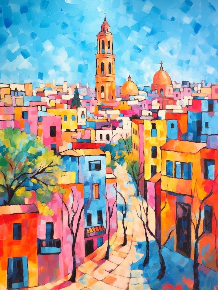 Barcelona Spain 1 Fauvist Painting