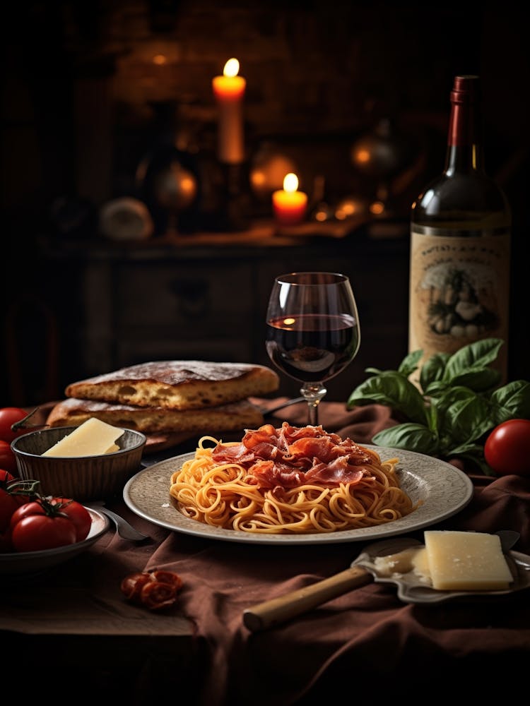 Spaghetti And Wine 2