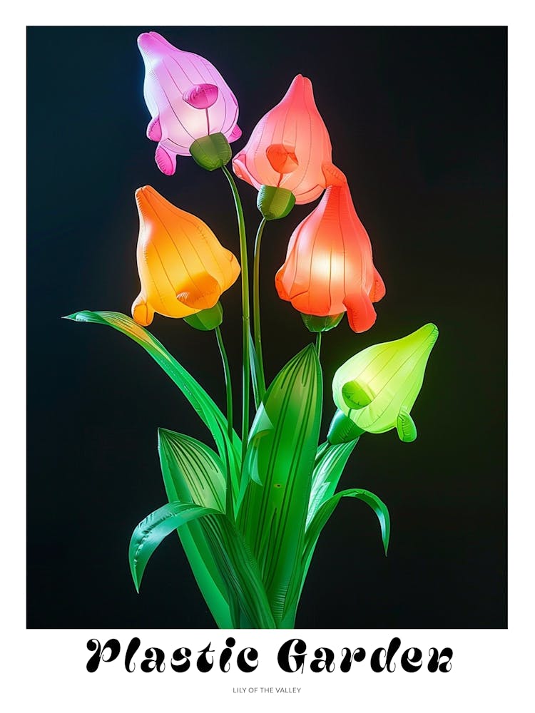 Helle aufblasbare Blumen Poster Lily Of The Valley 2