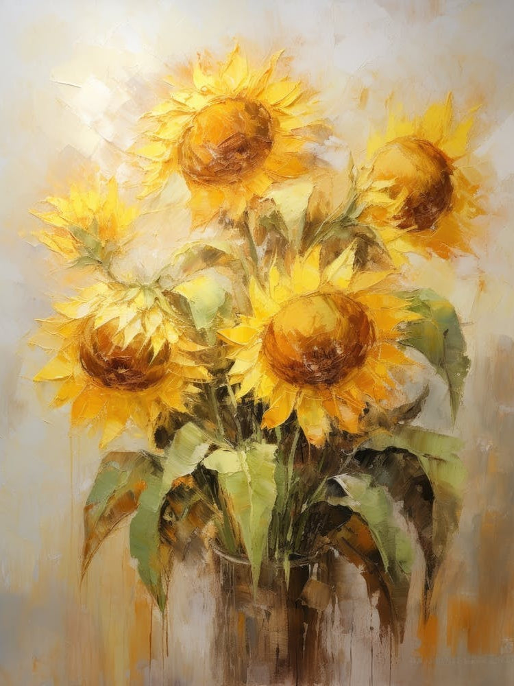 Sunflowers In A Vase 8