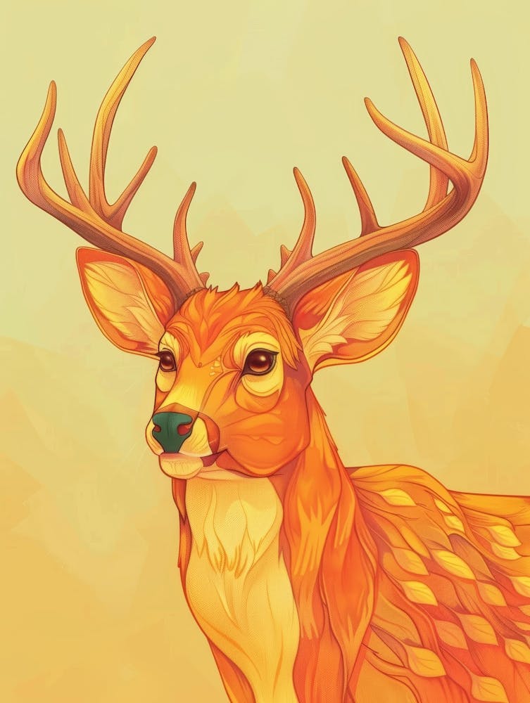 Deer Illustration 9