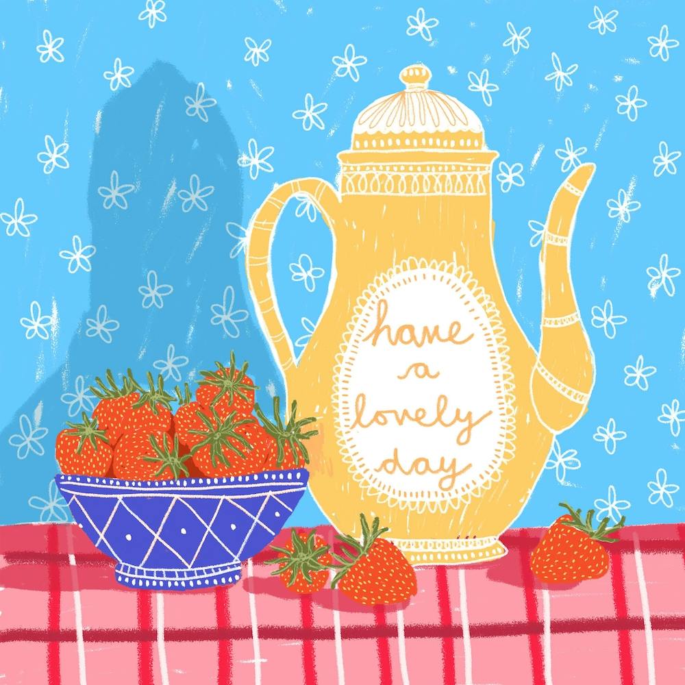 Have A Lovely Day Jug Square