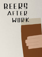 Beers After Work Fun Home Office