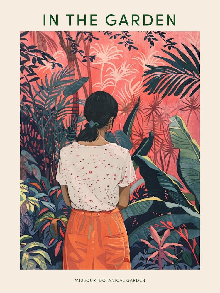 In The Garden Poster Missouri Botanical Garden 3