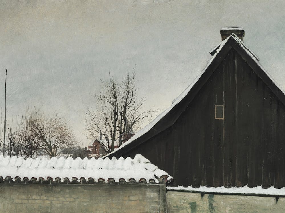 Rustic Winter Farmhouse