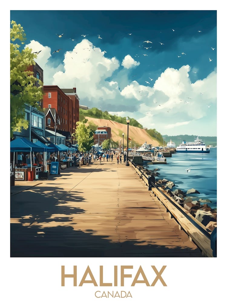 Affiche de voyage Halifax