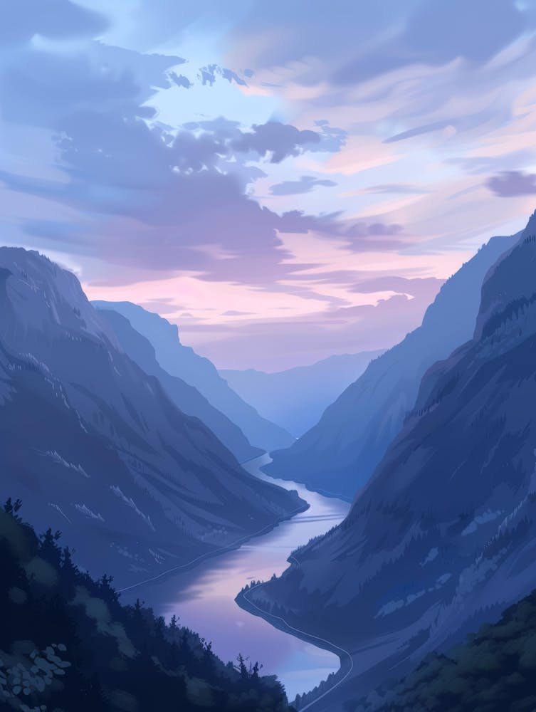 River In The Mountains 3