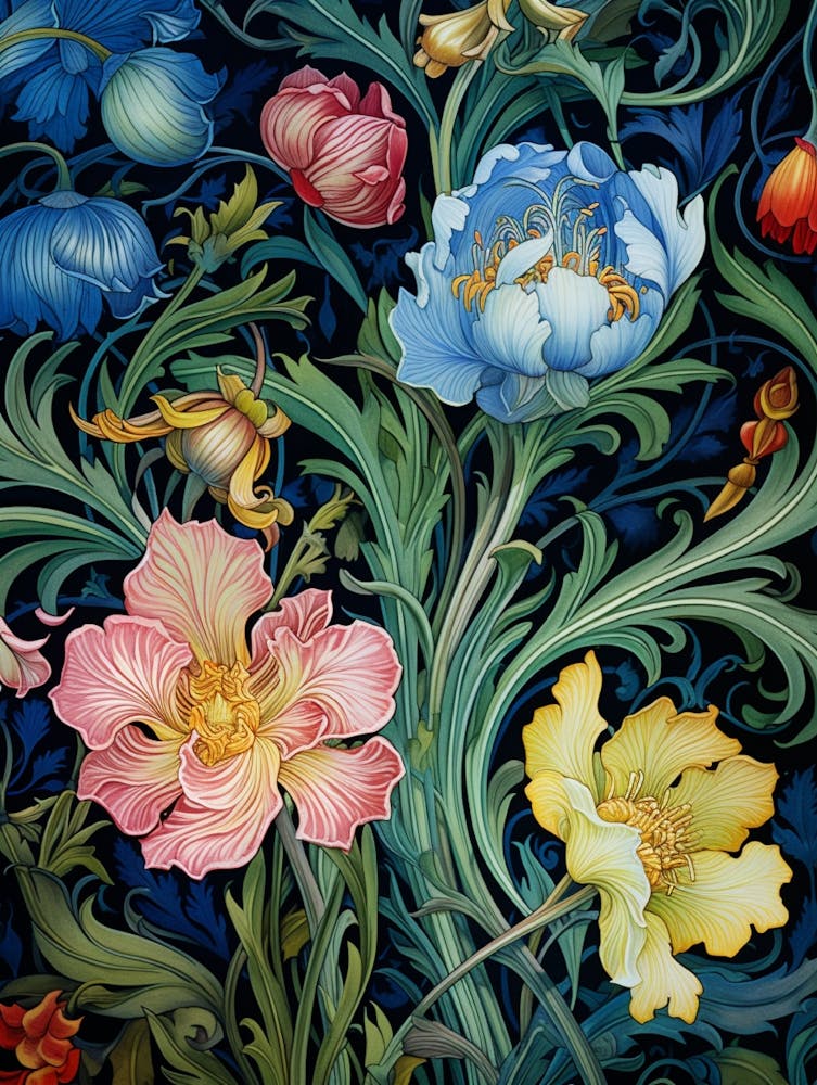 William Morris Flowers 3