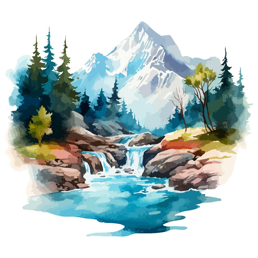 Watercolor Landscape 4