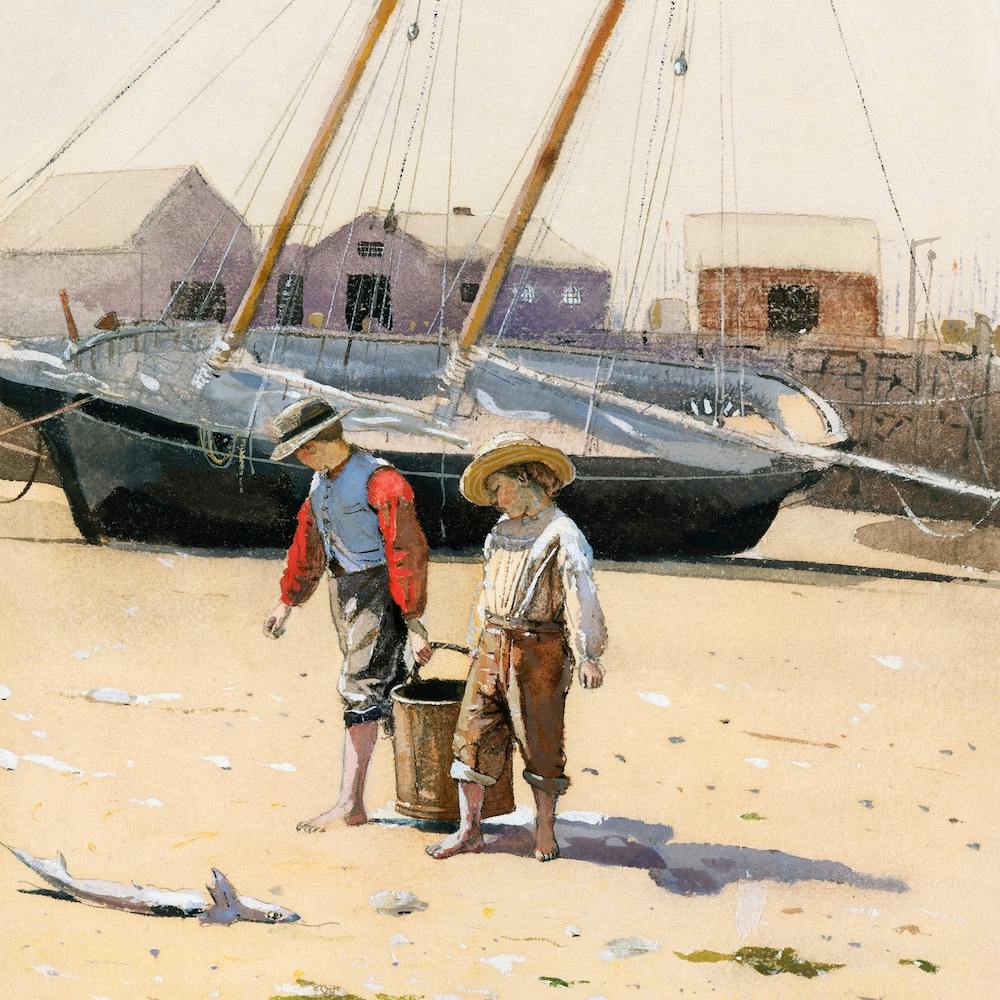 A Basket Of Clams, Winslow Homer