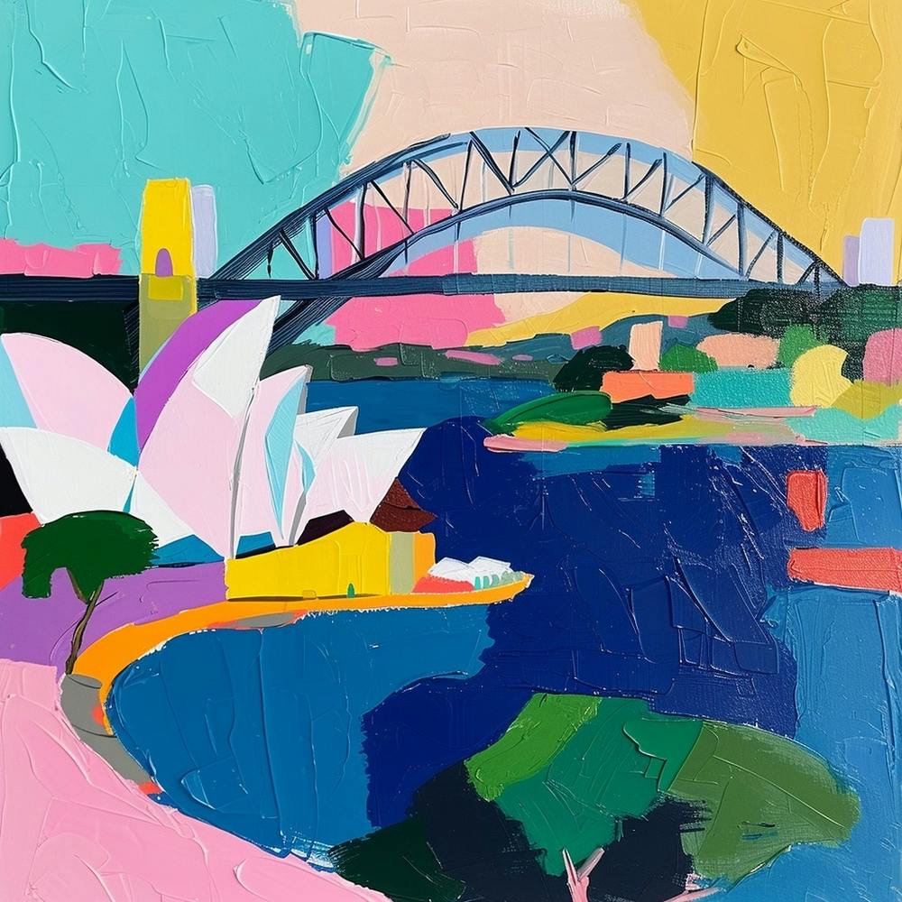 Abstract Travel Collection Sydney Australia 3
